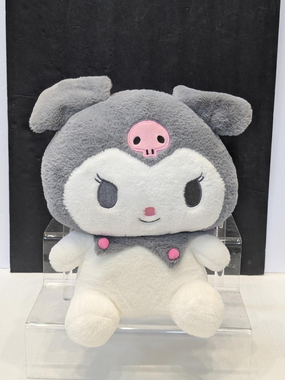 Cute Kuromi Plush Sanrio 12" With Pocket Bag